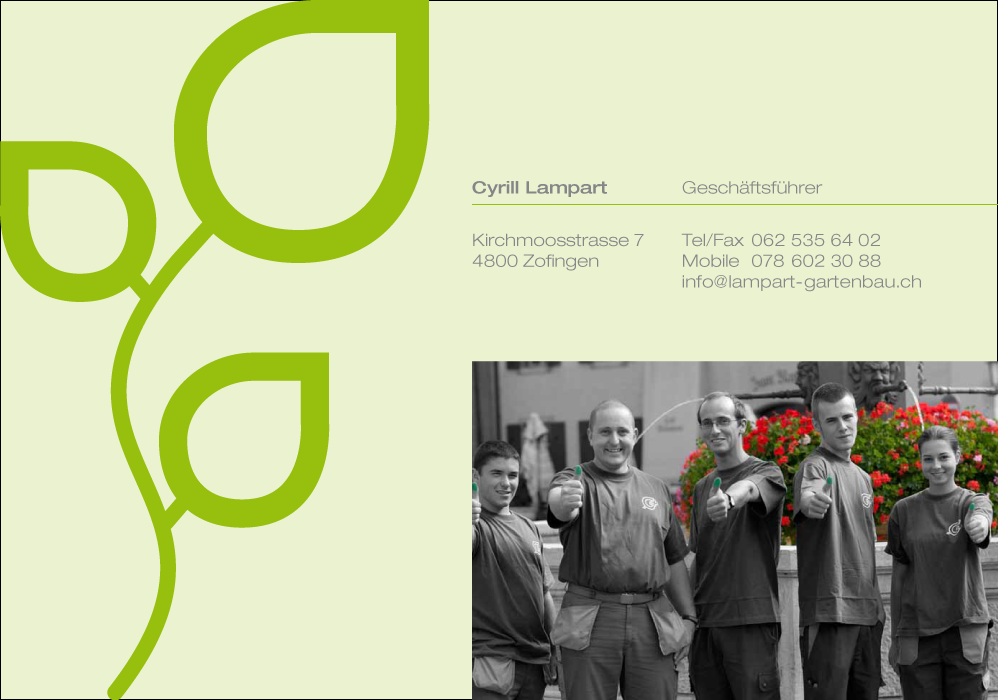 Gartenunterhalt, Cyrill Lampart, 